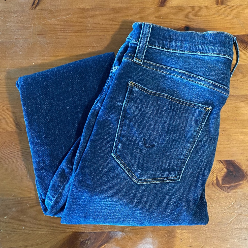 Hudson Blair High Waisted Ankle Super Skinny Jeans in South End